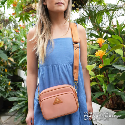 Crissy Full Crossbody with Locking Clasps Strap