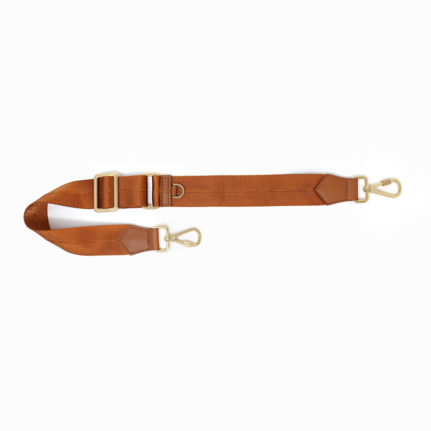 Slash Resistant Jacquard Strap in Brown Gold