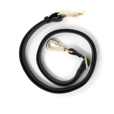 Long Wide Strap Locking Slash Resistant Black Gold