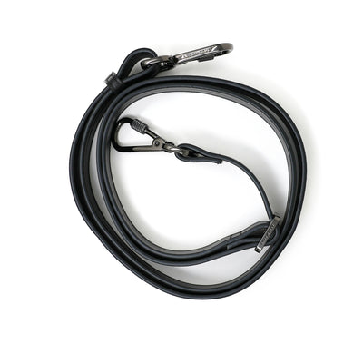 Long Wide Strap Locking Slash Resistant Black Gunmetal