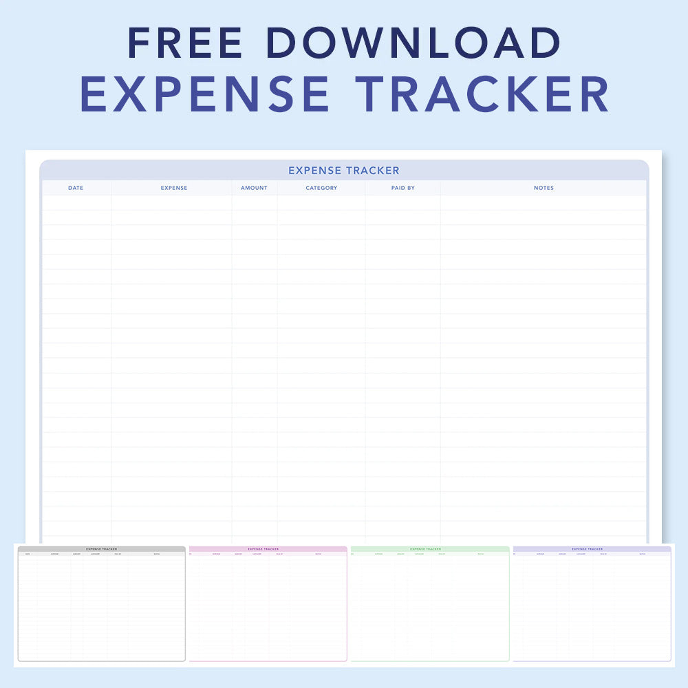 FREE Expense Tracker Download